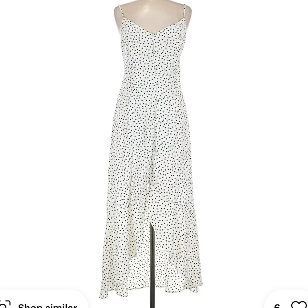Sienna Sky Polka Dot Midi Dress